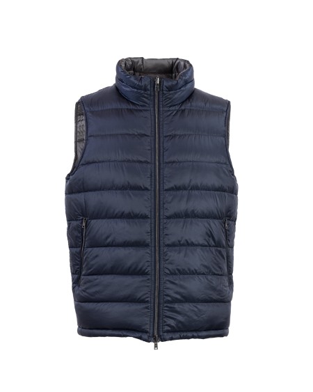 Shop HERNO  Gilet: Herno gilet.
Vestibilità regolare.
Collo alto.
Chiusura con zip a doppio cursore.
Tasche a filetto.
Imbottitura in piuma.
Composizione: 100% Poliammide.
Fabbricato in Romania.. PI0200U 12020-9200